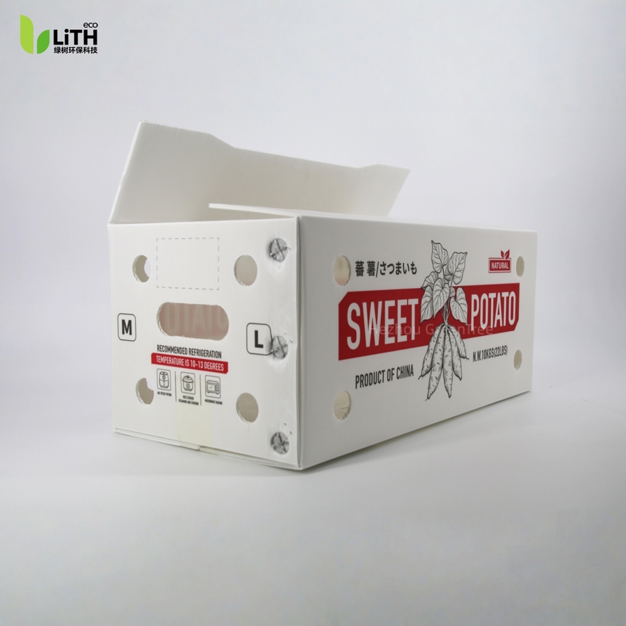 Sweet potato corrugated plastic box